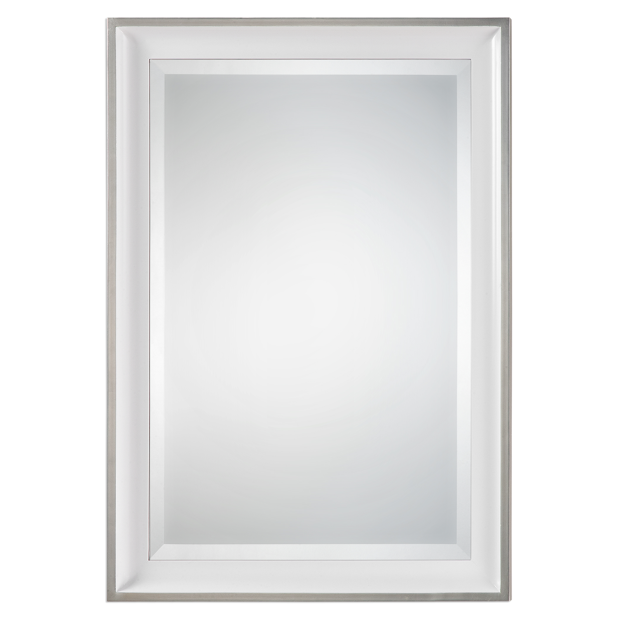 Picture of LAHVAHN WHITE SILVER MIRROR